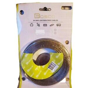 Bosco Speaker Wire 99.9% Oxygen Free Equipment for Hi-Fi System New